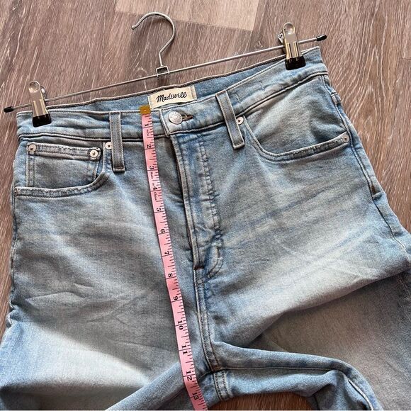 The Perfect Vintage Straight Jean in Danby Wash: Knee-Rip Edition women’s‎ 28 - Picture 7 of 9